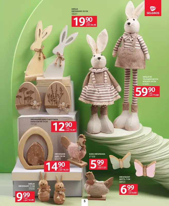 Selgros - gazetka promocyjna Katalog Wielkanoc od czwartku 19.03 do soboty 04.04 - strona 5