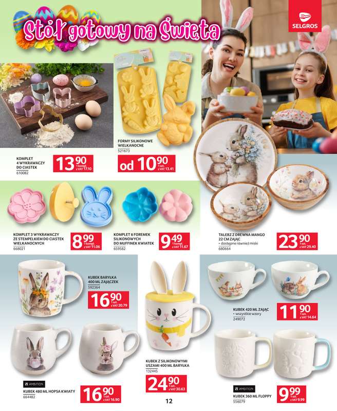 Selgros - gazetka promocyjna Katalog Wielkanoc od czwartku 19.03 do soboty 04.04 - strona 12