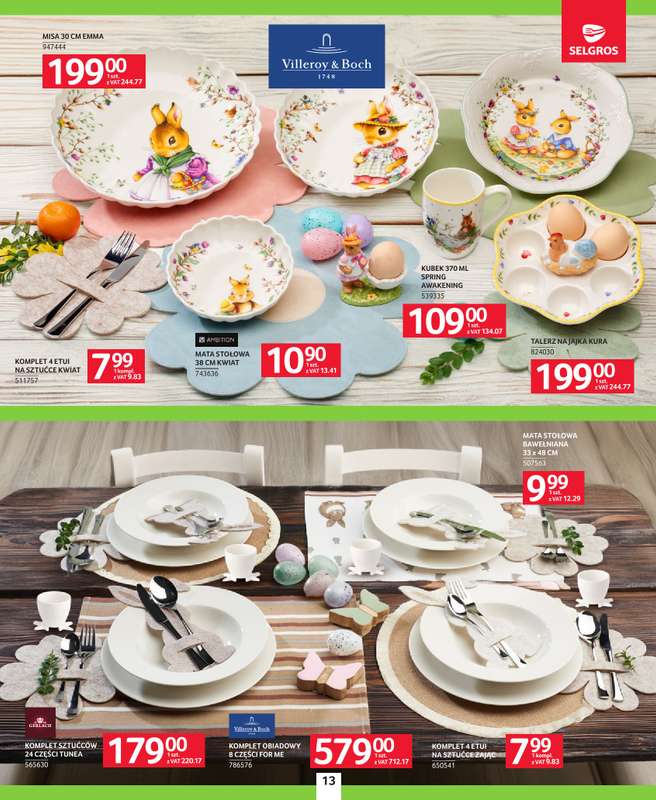 Selgros - gazetka promocyjna Katalog Wielkanoc od czwartku 19.03 do soboty 04.04 - strona 13