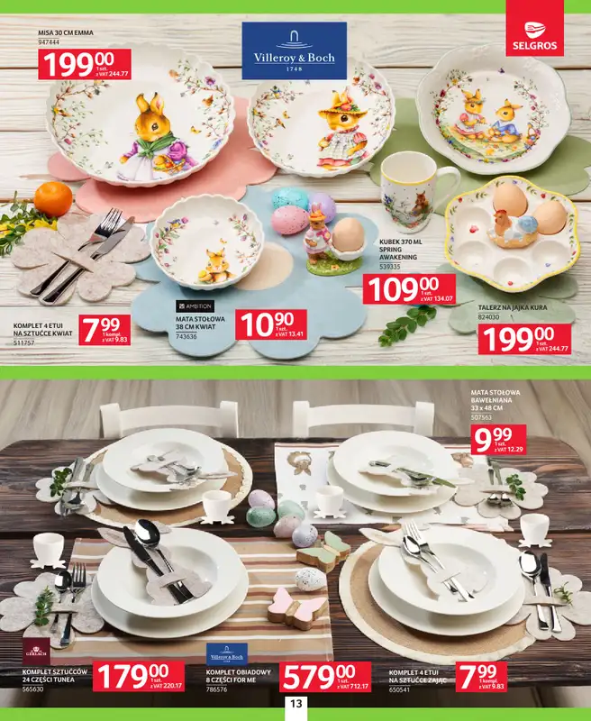 Selgros - gazetka promocyjna Katalog Wielkanoc od czwartku 19.03 do soboty 04.04 - strona 13