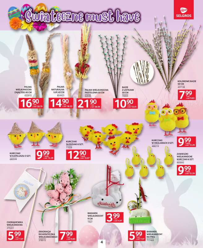 Selgros - gazetka promocyjna Katalog Wielkanoc od czwartku 19.03 do soboty 04.04 - strona 4