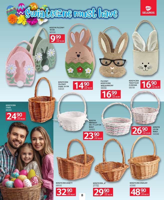 Selgros - gazetka promocyjna Katalog Wielkanoc od czwartku 19.03 do soboty 04.04 - strona 8