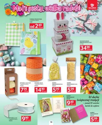 Selgros - gazetka promocyjna Katalog Wielkanoc od czwartku 19.03 do soboty 04.04 - strona 19