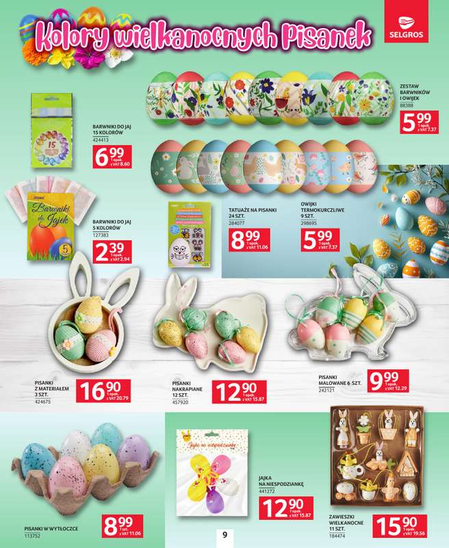 Selgros - gazetka promocyjna Katalog Wielkanoc od czwartku 19.03 do soboty 04.04 - strona 9