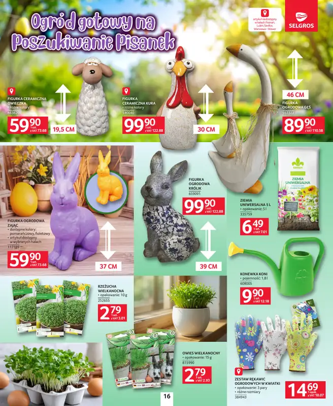 Selgros - gazetka promocyjna Katalog Wielkanoc od czwartku 19.03 do soboty 04.04 - strona 16