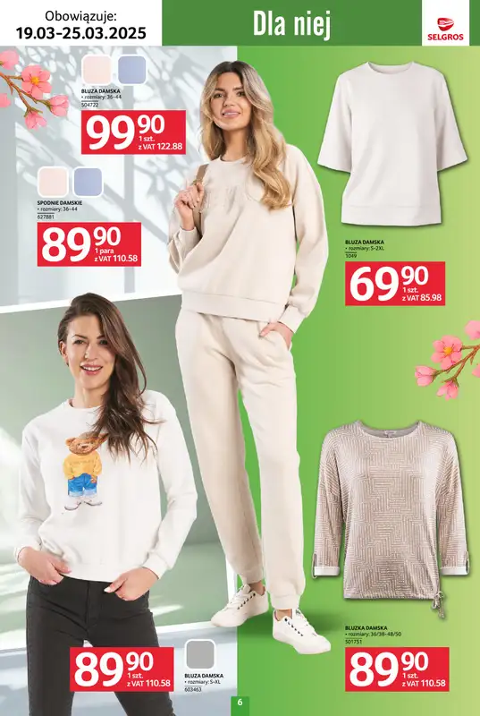 Selgros - gazetka promocyjna Katalog Tekstylia od czwartku 19.03 do środy 25.03 - strona 6