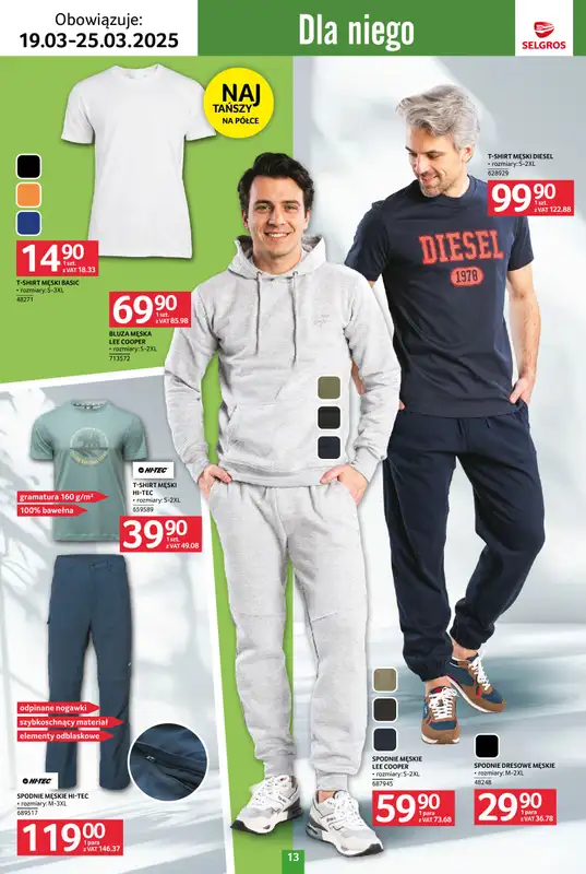Selgros - gazetka promocyjna Katalog Tekstylia od czwartku 19.03 do środy 25.03 - strona 13