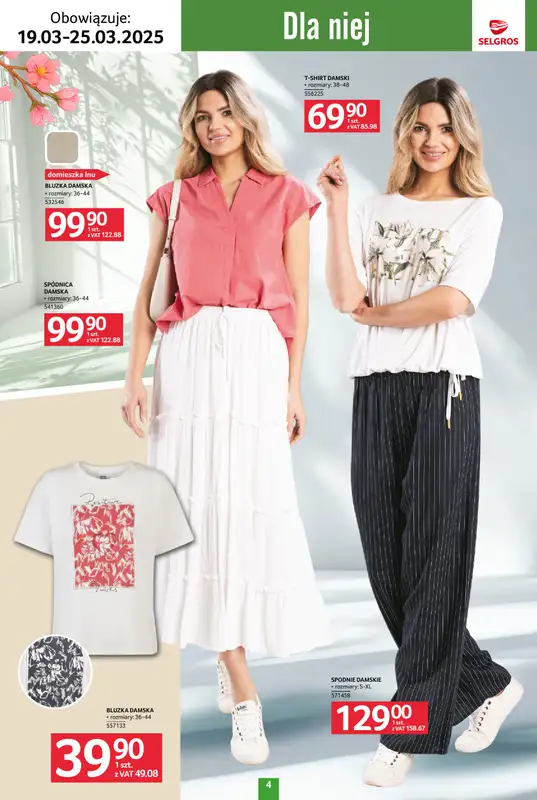 Selgros - gazetka promocyjna Katalog Tekstylia od czwartku 19.03 do środy 25.03 - strona 4