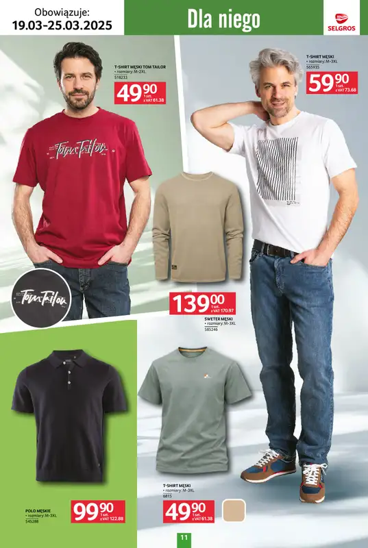 Selgros - gazetka promocyjna Katalog Tekstylia od czwartku 19.03 do środy 25.03 - strona 11