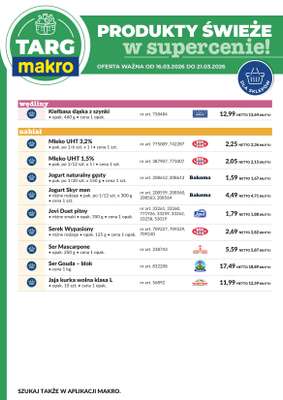 Makro - gazetka promocyjna Targ MAKRO - oferta świeża w super cenach! od poniedziałku 16.03 do soboty 21.03 - strona 7