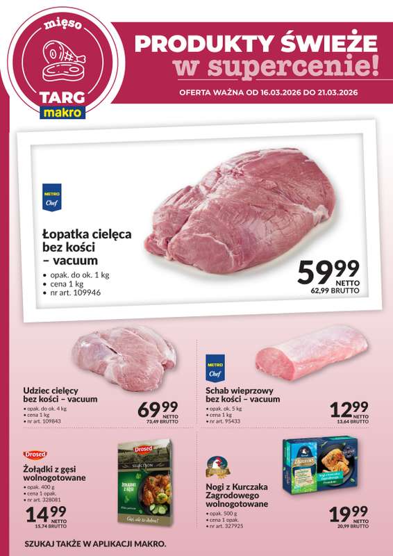 Makro - gazetka promocyjna Targ MAKRO - oferta świeża w super cenach! od poniedziałku 16.03 do soboty 21.03 - strona 2