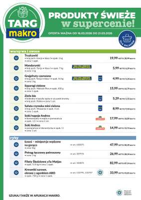 Makro - gazetka promocyjna Targ MAKRO - oferta świeża w super cenach! od poniedziałku 16.03 do soboty 21.03 - strona 6