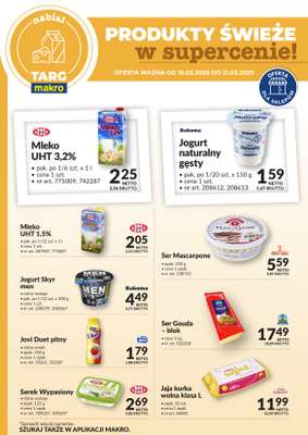 Makro - gazetka promocyjna Targ MAKRO - oferta świeża w super cenach! od poniedziałku 16.03 do soboty 21.03