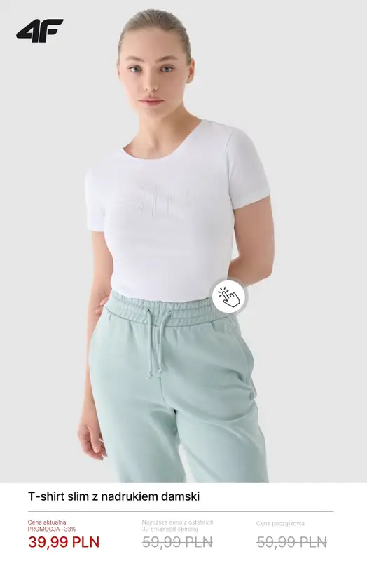4F - gazetka promocyjna Promocje dla niej do 100 zł od poniedziałku 16.03  - strona 8