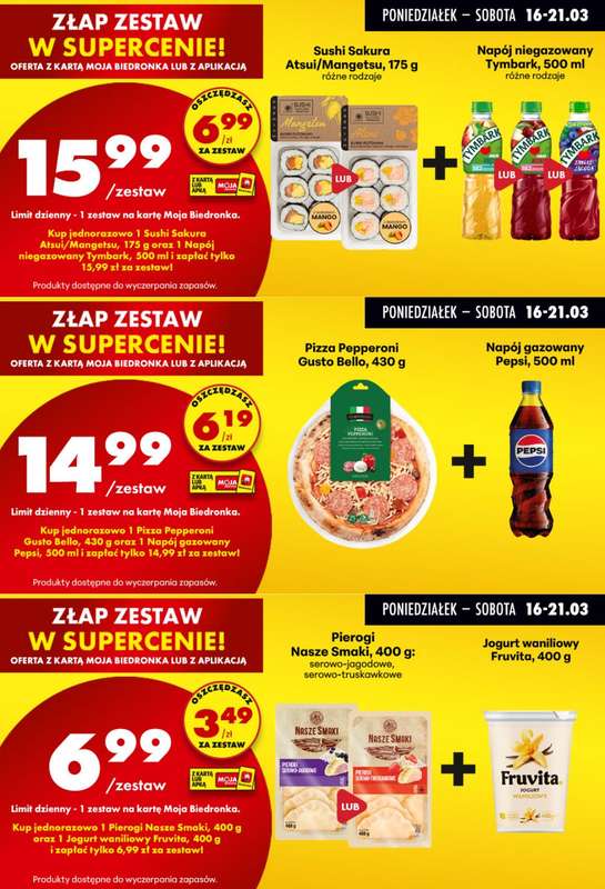 Biedronka - gazetka promocyjna Biedronkowe oszczędności od poniedziałku 16.03 do środy 18.03 - strona 9