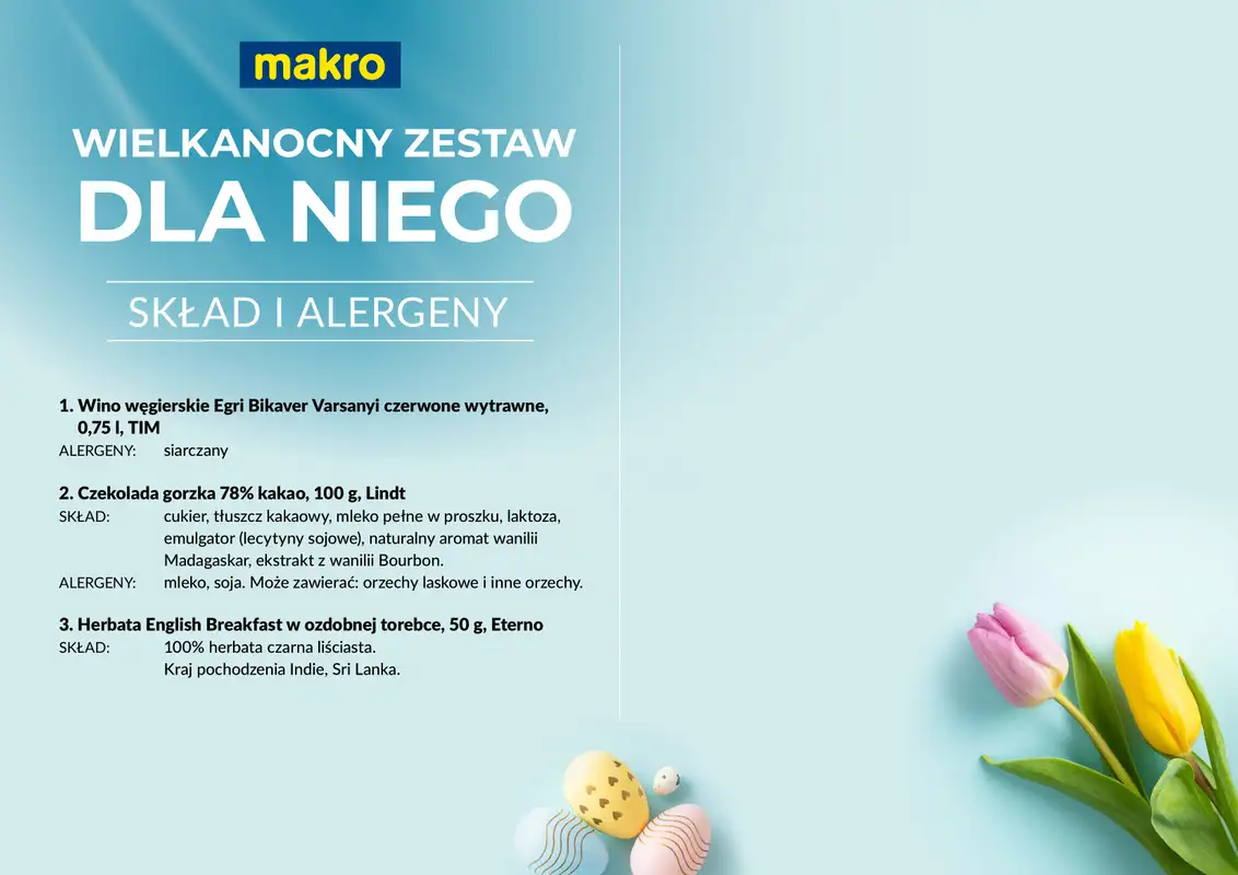 Makro - gazetka promocyjna Wielkanoce zestawy upominkowe od wtorku 17.03 do soboty 04.04 - strona 5
