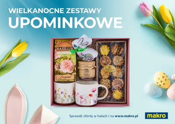 Makro - gazetka promocyjna Wielkanoce zestawy upominkowe od wtorku 17.03 do soboty 04.04