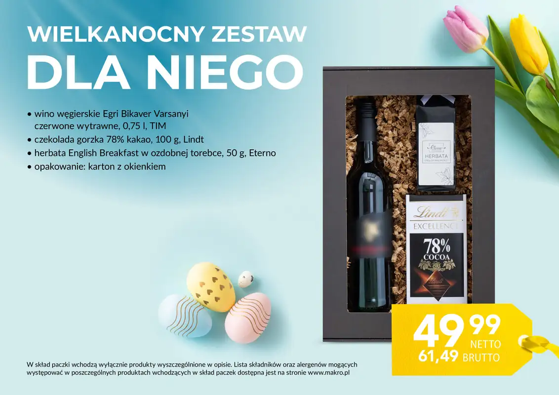 Makro - gazetka promocyjna Wielkanoce zestawy upominkowe od wtorku 17.03 do soboty 04.04 - strona 4