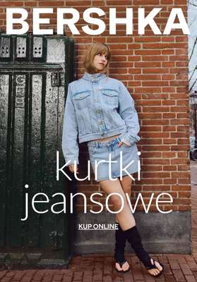 Bershka - gazetka promocyjna Damskie kurtki jeansowe od poniedziałku 16.03 