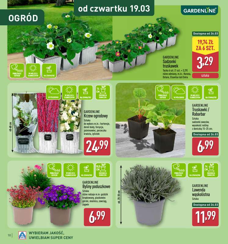 Aldi - gazetka promocyjna Katalog ogrodowy Aldi! od środy 25.02 do soboty 21.03 - strona 10