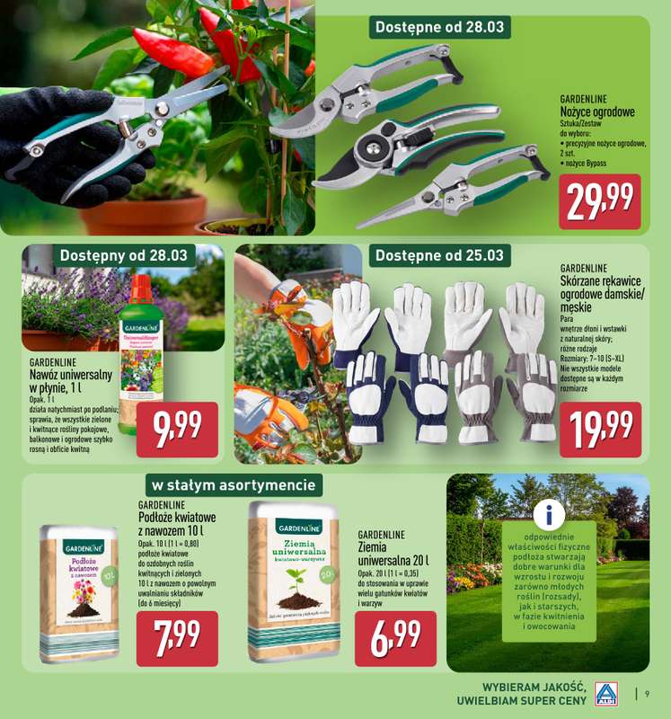 Aldi - gazetka promocyjna Katalog ogrodowy Aldi! od środy 25.02 do soboty 21.03 - strona 9