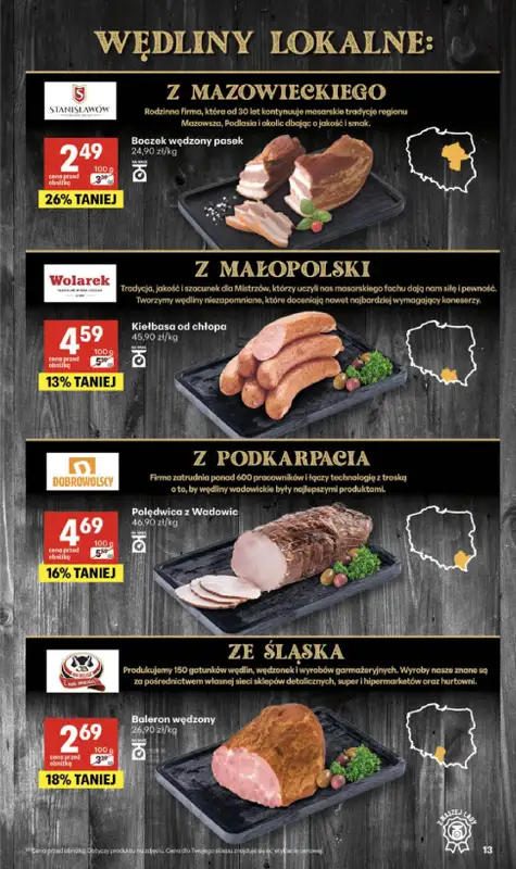 Delikatesy Centrum - gazetka promocyjna Gazetka  do środy 25.03 - strona 13