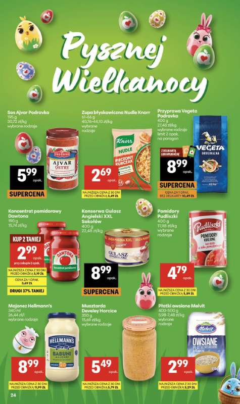 Delikatesy Centrum - gazetka promocyjna Gazetka  do środy 25.03 - strona 24