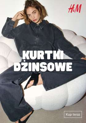 H&M - gazetka promocyjna Kurtki dżinsowe damskie od poniedziałku 16.03 