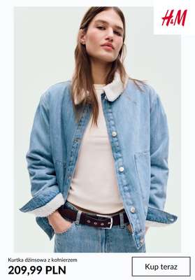 H&M - gazetka promocyjna Kurtki dżinsowe damskie od poniedziałku 16.03  - strona 7