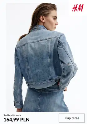 H&M - gazetka promocyjna Kurtki dżinsowe damskie od poniedziałku 16.03  - strona 5