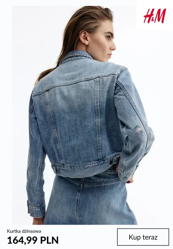 H&M - gazetka promocyjna Kurtki dżinsowe damskie od poniedziałku 16.03  - strona 5