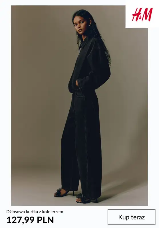 H&M - gazetka promocyjna Kurtki dżinsowe damskie od poniedziałku 16.03  - strona 4