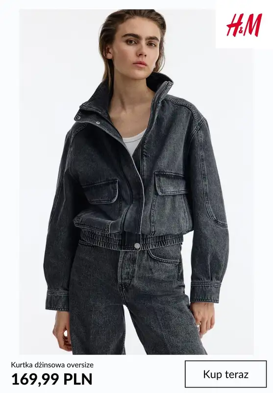 H&M - gazetka promocyjna Kurtki dżinsowe damskie od poniedziałku 16.03  - strona 2