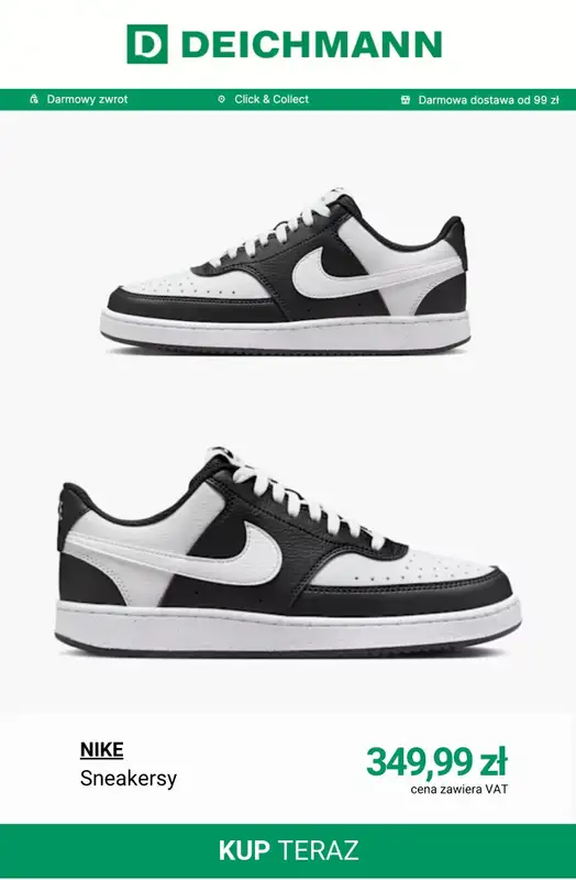 Deichmann - gazetka promocyjna Sneakersy Nike dla niej od poniedziałku 16.03  - strona 8