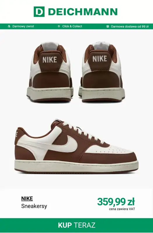 Deichmann - gazetka promocyjna Sneakersy Nike dla niej od poniedziałku 16.03  - strona 6
