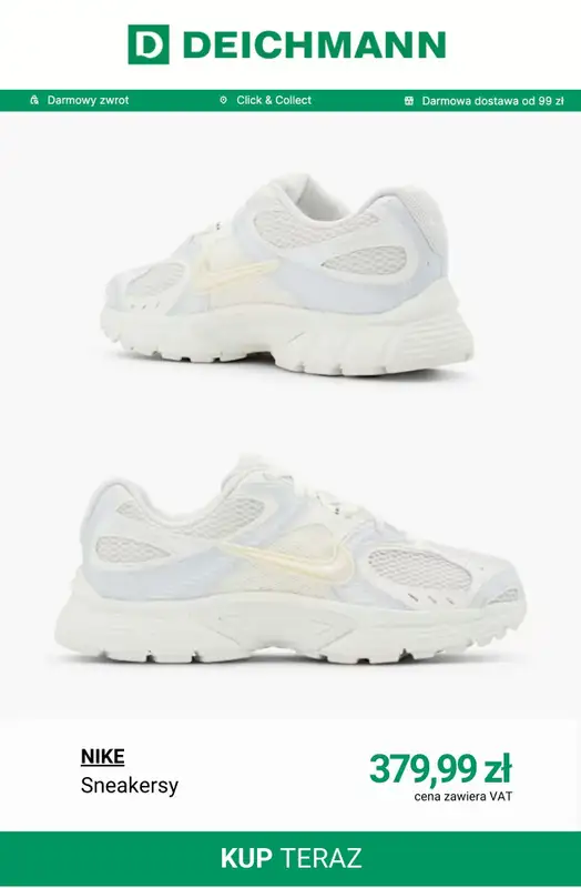 Deichmann - gazetka promocyjna Sneakersy Nike dla niej od poniedziałku 16.03  - strona 5