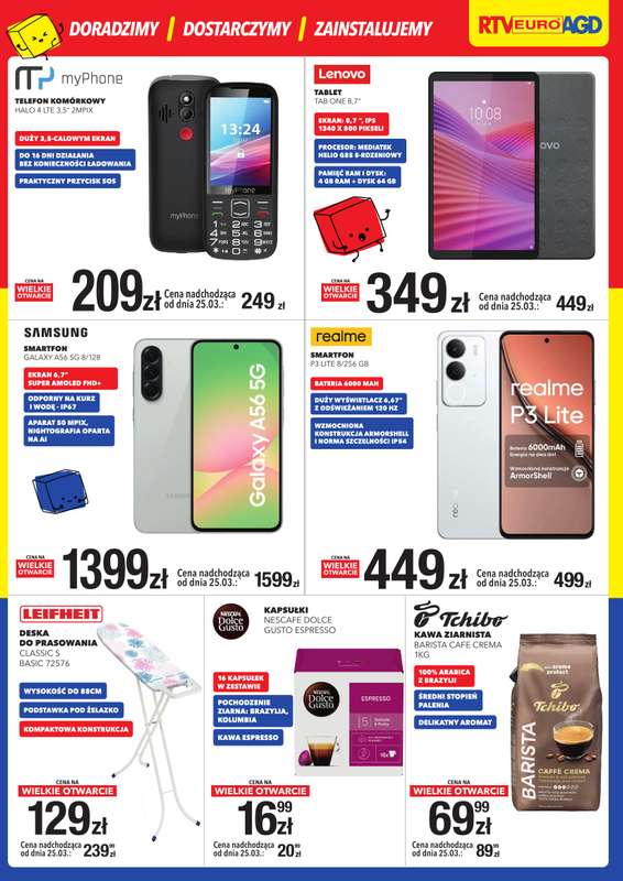 RTV EURO AGD - gazetka promocyjna WIELKIE OTWARCIE! Gryfice od soboty 21.03 do wtorku 24.03 - strona 7