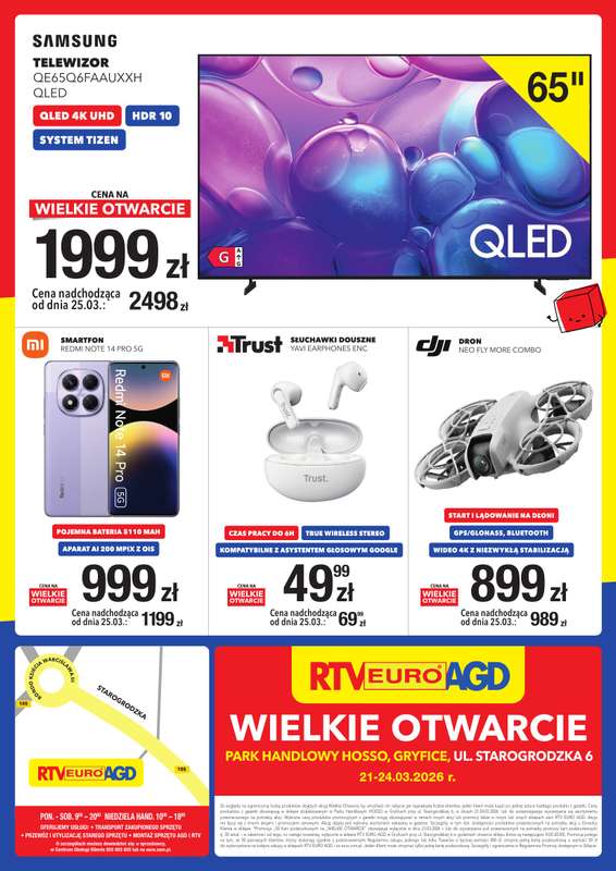 RTV EURO AGD - gazetka promocyjna WIELKIE OTWARCIE! Gryfice od soboty 21.03 do wtorku 24.03 - strona 8