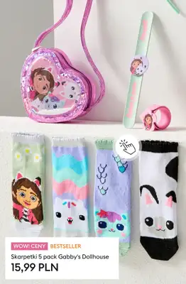 Sinsay - gazetka promocyjna Dla fanów bajki Koci Domek Gabi! od poniedziałku 16.03 do niedzieli 22.03 - strona 7