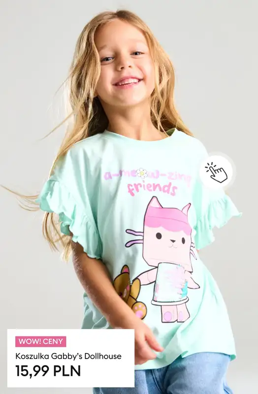 Sinsay - gazetka promocyjna Dla fanów bajki Koci Domek Gabi! od poniedziałku 16.03 do niedzieli 22.03 - strona 5