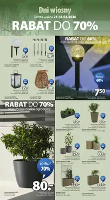 Jysk - gazetka promocyjna Dni Wiosny. Rabat do 70% od środy 25.03 do wtorku 31.03 - strona 4