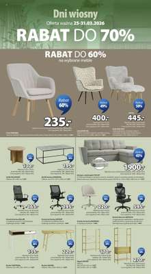 Jysk - gazetka promocyjna Dni Wiosny. Rabat do 70% od środy 25.03 do wtorku 31.03 - strona 6