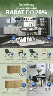 Jysk - gazetka promocyjna Dni Wiosny. Rabat do 70% od środy 25.03 do wtorku 31.03 - strona 5