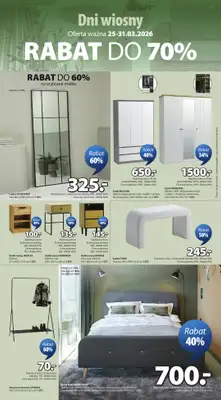 Jysk - gazetka promocyjna Dni Wiosny. Rabat do 70% od środy 25.03 do wtorku 31.03 - strona 7