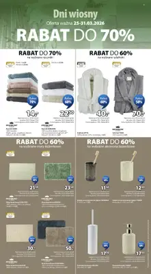 Jysk - gazetka promocyjna Dni Wiosny. Rabat do 70% od środy 25.03 do wtorku 31.03 - strona 13