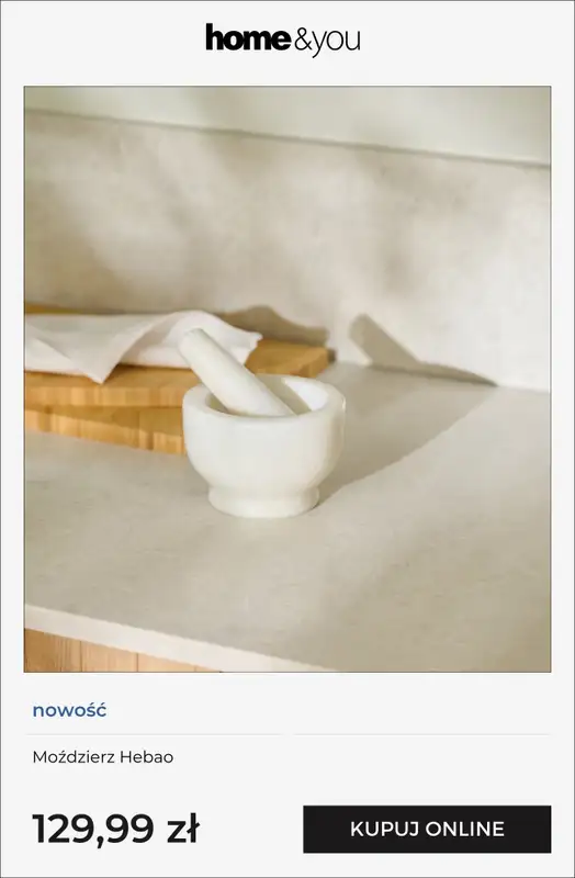 home&you - gazetka promocyjna Nowości: kuchnia i jadalnia od poniedziałku 16.03 do niedzieli 22.03 - strona 9