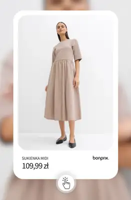 bonprix - gazetka promocyjna 10% rabatu + darmowa dostawa z KODEM! od poniedziałku 16.03 do środy 18.03 - strona 7