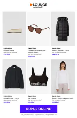 Lounge by Zalando - gazetka promocyjna Do -73%  Calvin Klein - Kobiety od poniedziałku 16.03 do czwartku 19.03 - strona 5
