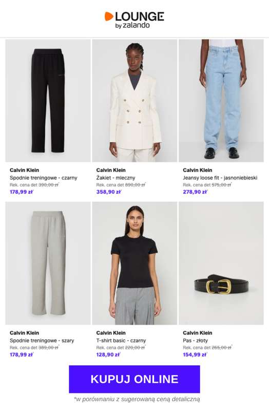 Lounge by Zalando - gazetka promocyjna Do -73%  Calvin Klein - Kobiety od poniedziałku 16.03 do czwartku 19.03 - strona 3