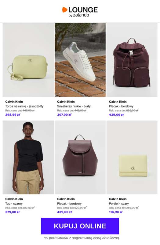 Lounge by Zalando - gazetka promocyjna Do -73%  Calvin Klein - Kobiety od poniedziałku 16.03 do czwartku 19.03 - strona 11